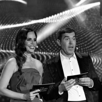 Lorella Flego in Mario Galunič. Foto: Jadran Rusjan.